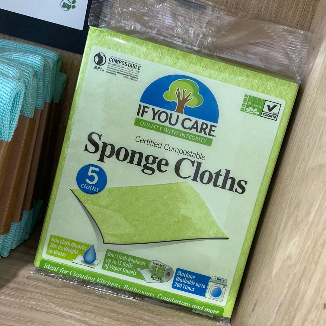 Sponge Cloth 5 pack (Compostable)
