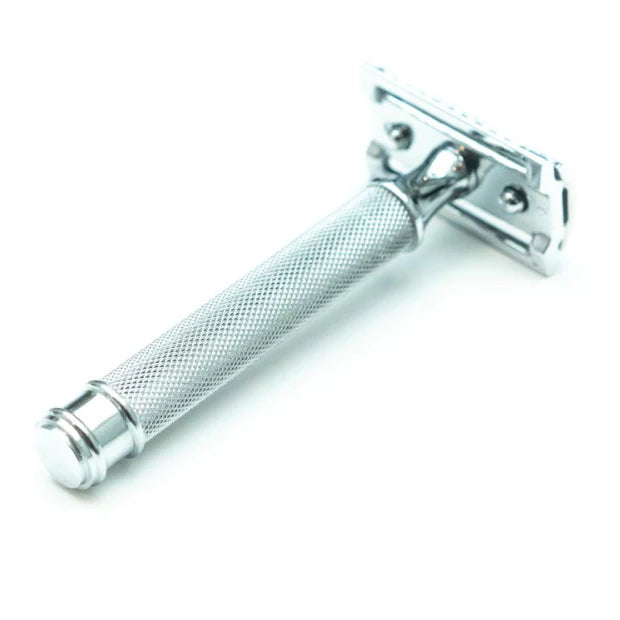 The Good Dot Safety Razor, Silver Stainless Steel