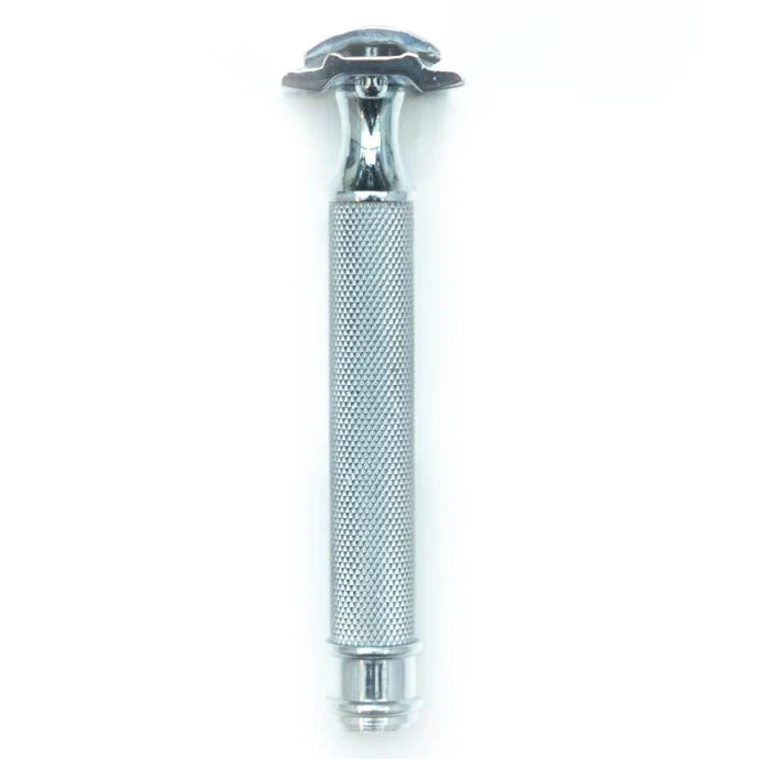 The Good Dot Safety Razor, Silver Stainless Steel